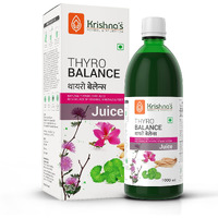 Krishna's Herbal & Ayurveda Thyro Balance Juice - 1000 Ml| Blend Of Natural Ayurvedic Formulation With Kanchnar Gugglu - Sugar Free| Rich In Vitamins, Minerals And Fiber