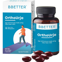 Bbetter Orthourja -Lab Tested Ayurvedic Medicine For Knee Pain, Joint Pain & Arthiritis Relief | Made By Taila Paka Vidhi Method | 60 Softgels