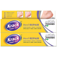 Krack Heel Repair, Ayurvedic Foot Care Cream, 25 Gm, Pack Of 2