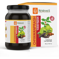Krishna's Herbal & Ayurveda Chyawanprash  Preservative-Free, Boosts Stamina, Immunity And Strength For Kids & Adults, Made With Traditional Ayurvedic Process, 500G (Pack Of 1)