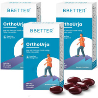 Bbetter Orthourja -Lab Tested Ayurvedic Medicine For Knee Pain, Joint Pain & Arthirits Relief | Made By Taila Paka Vidhi Method | 180 Softgels