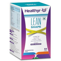 Healthyr-U Lean Shape For Men & Women|Alpha Cyclodextrin, Phaseolus Vulgaris, L-Carnitine, Green Coffee Bean Extract| (Pack Of 1), 1 Count, 60 Capsules