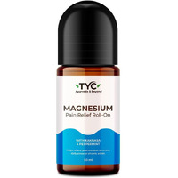Tyc - Trust Your Choice Magnesium Pain Relief Roll-On, Instant Relief For Back, Joint, Knee, Neck Pain, Muscle Stiffness And Sports Injuries With Natural Ingredients, Pack Of 1 (50Ml)