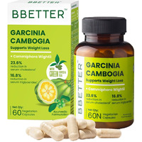 Bbetter Garcinia Cambogia For Weight Loss Capsules For Women And Men - With Green Coffee Green Tea Guggulu Extract & Inulin - Keto Supplement- 60 Veg Capsules