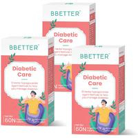 Bbetter Diabetic Care - Lab Tested Ayurvedic Medicine With Karela Jamun Gurmur Saptaranga And More To Manage Diabetes And Blood Glucose Level 180 Veg Capsules