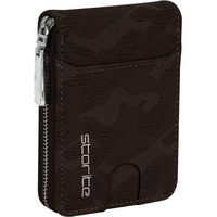 Storite Pu Leather 9 Slot Vertical Credit Debit Card Holder Money Wallet Zipper Coin Purse For Men Women - (11.5 Cm X 8 Cm X 2Cm -Dark Coffee)