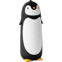 Bliss Satrt Glass Penguin Cartoon Water Bottle Funny Travel Mug Insulated Vacuum Water Bottle Travel Coffee Mug For Coffee Tea Beverages (Multicolor,Pack Of 1)