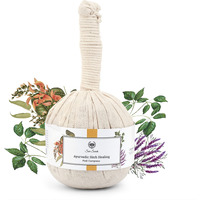 Seer Secrets 100% Natural Ayurvedic Herbal Manual Massager Potli, Pain Relief, Knee, Muscles Relaxation, Neck, Back, Legs, Increase Blood Circulation For Men Women - 180Gm