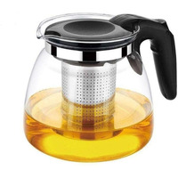 Vendly Glass Teapot With Stainless Steel Infuser, Glass Teapot For Loose Leaf Tea, Blooming Tea, And Herbal Tea