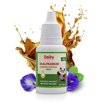 Baalprashan Swarnaprashan | Suvarnaprashan Drops For Kids, 24Ct Gold Infused Immunity Booster For Kids, Growth & Strength 100% Ayurvedic | Age 0-15 Years - 15Ml