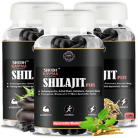 Shilajit Plus Ayurvedic Supplement With 18 Herbs Including Shilajit, Ashwagandha And Safed Musli For Strength & Stamina - 180 Capsules