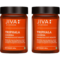 Jiva Triphala Churna 100Gm | 100% Ayurvedic Formulation Made Of Harad, Amla, & Bahaida | Detoxifies The Body, Improves Digestion & Metabolism (Pack Of 2)