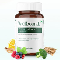 Spellbound Pcos Supplement For Women - Formulated In Usa | 25 Ayurvedic Extracts, Myo Inositol, Berberine, Shatavari, Nac, Ashwagandha | Helps Regularize Periods And Balance Hormones - 90 Tabs