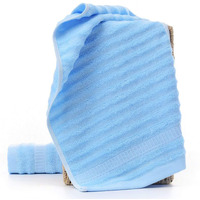 Mush Bamboo Hand Towels Set Of 2 | 100% Bamboo Gym Towel For Men/Women Workout | Ultra Soft, Absorbent & Quick Dry Towel For Gym, Travel, Sports And Yoga | 75 X 35 Cms | 600 Gsm (Sky Blue)
