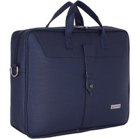Zipline Office Faux Leather Laptop Bag For Men - Fits 14/15/15.6 Inch Tablet/Laptop Messenger Bags For Mens (1-Blue Bag)
