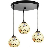 Gauvik 3 Light Cluster Robin Pendant Lamp/Hanging Lamp/Ceiling Light For Bedroom, Living Room, Restaurants, Dining, Coffee Shop, Home And Office.
