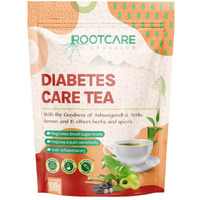 Rootcare Organics Diabetes Care Green Tea | Herbal Green Tea For Diabetic Patients | Pure Organic Herbal Blend For Blood Sugar Control Support Naturaly | 100% Organic Ayurvedic | Pack Of 1 Month 100G