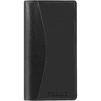 Fedus Cheque Book Holder, Vegan Leather Expanding Handmade Multiple Cheque Book Holder For Cards, Women/Men Cheque Book Wallet, Traveling Wallets, Checkbook Holder, Documents Holder For Office & Home