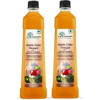 La Nature's Apple Cider Vinegar With Mother With Green Coffee Bean And Garcinia Cambogia Extract For Men And Women - 250Ml (Pack Of 2)
