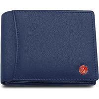 Hornbull Vegas Navy Rfid Blocking Leather Wallet For Men | Wallets Men Leather | Mens Wallet