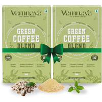 Vamnaya Green Coffee Blend With Sunfiber | Tulsi & Apple Cider | For Weight Management | Gut Health & Energy Boost | Pack Of 4 (60 Servings)