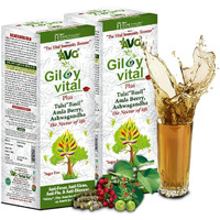 Avg Health Organics Giloy Vital | Giloy Juice With Ashwagandha & Tulsi, Pack Of 2 X 1000Ml, Ayurvedic Supplement | Natual Immunity Booster, Improves Platelet Count
