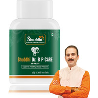Shuddhi Dr. Bp Care For Maintain Heart Health | Helps Control Blood Pressure | High Bp Control Ayurvedic Remedy | Maintain Heart Health, Bp & Wellbeing | Natural & Safe | Fssai Approved, 60 Veg Tablets