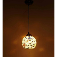 Gauvik Robin With Bulb Pendant Lamp/Hanging Lamp/Ceiling Light For Bedroom, Living Room, Restaurants, Dining, Coffee Shop, Home And Office.(Pack Of 1)