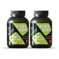 Pharma Science Ayurvedic Weight Gainer Supplement Powder For Men & Women - Increase Stamina, Muscle Mass Bulk & Overall Wellness|Carbs|Health Gain|High Calories Pack 2 Count, 200 Grams