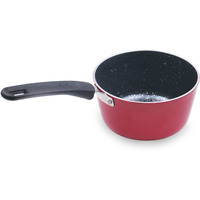 Milton Procook Granito Saucepan With Bakelite Handle, 14 Cm, Aluminium Tea And Milk Pan, Boiling Pot, Non-Induction, 2 Years Warranty