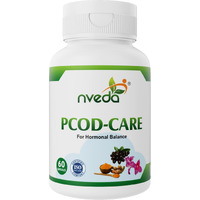 Nveda Ayurvedic Herbs Based Pcos/Pcod Care Tablets, Pcos Supplements For Women Regular Menstrual Cycle & Hormonal Balance (60 Capsules)