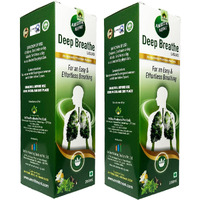 Amrith Noni Deep Breathe Liquid 200Ml - Ayurvedic Asthama Care Juice With Talispatra, Brihati, Khadira, Shirisha, Nagakesara & Other Natural Herbs - Pack Of 2