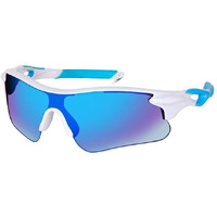Roshfort Mens Sports Sunglasses Uv Protection Sunglass For Men Cycling Running Driving Fishing Glasses (Metallic),Non-Polarized