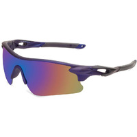 Roshfort Mens Sports Non-Polarized Sunglasses Uv Protection Sunglass For Men Cycling Running Driving Fishing Glasses (Blue), Large