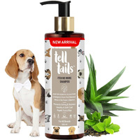 Telltails Itch No More Dog Shampoo | Prevents Itching & Removes Ticks & Fleas | Softens, Strengthens & Adds Shine | Lemongrass, Green Tea, Aloe Vera, Wheat & Oat Protein | All Breeds | 250Ml