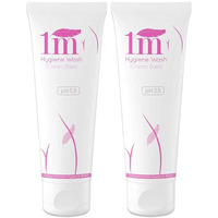 Ozone 1M Intimate Cream Wash - 100% Vegan Ph Balanced Hygiene 1M Intimate Wash With Tea Tree Oil & Sea Buckthorns - 100Ml | Paraben & Sulphate Free Intimate Wash - Pack Of 2
