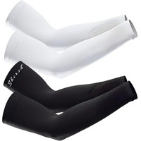 Shirsh Uv Protection Cooling Men And Women Arm Sleeves Compression Sun Sleeves For Men Women Youth, Sports, Cricket, Hand Gloves For Men And Women,Tattoo Cover-Up, Upf 50-2 Pair (Black And White)