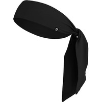 Bismaadh Sweat Polyester Wicking Tie Headband - Bandana Headband - Sports, Running, Football, Workout Sweat Headband For Men - Pirate Bandana, Black