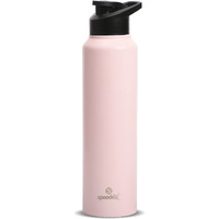 Speedex Stainless Steel Water Bottle 1 Ltr For Kids, Boys, Girls, 1 Litre Bottles For Gym, Sports, Fridge Use, School & Office - 1000Ml, Pastel Pink Colour, Set Of 1, Sipper Cap