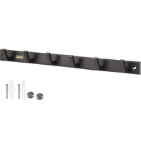Embros Brass Wall Hooks - Entryway Coat Rack With 6 Pin - Durable Metal Hanger For Bathroom, Towels, Clothes, Hats, Keys - Wall Mounted Robe Hook Patti - Organizer For Home, Kitchen, Bedroom