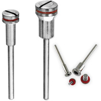 DIY Crafts Silver, Pack of 3 Pcs, Shank Arbor Cut-Off Wheel HSS Mandrel Holder Fit DIY Tools (Silver, Pack of 3 Pcs)