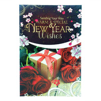 Almoda Creations Happy New Year Premium Greeting Card (F2)