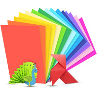 OFIXO A4 50 Coloured Sheets (10 Sheets each color) Copy Printing/Art and Craft Fluorescent Paper Double Sided Coloured Office/School Stationery