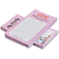 COI l Daily to Do List Notepad, Love and My Beauty Tear-Off Pad, Memo Pad for Shopping Lists, Reminders and Appointments Set of 4