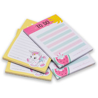 COI MEMO Pads Travel Diary, NOTEPADS for Writing Notes Daily Planner Gift for Office School Stationery Items Set of 4