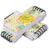 COI Pack of 4 Notepad Soft Cover Notebook Unruled Paper Cover Letter Design Journal Notepad.