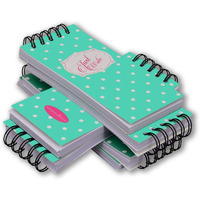 COI Daily Planner To-Do-List Task Notepad, Spiral Pad, Set of 6, 100 Pages, Unruled Planner for Everyday Use.