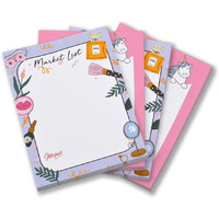 COI to Do List Notepad, Daily Weekly Planner for Organizing and Tracking Grocery List, Appointments, Reminders, Priorities and Notes, 4 x 5.25, 50 Easy Tear Off Sheets  Pack of 4
