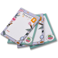 COI Daily Planner Notepad - Undated Daily Timed to-Do List Pad for Priorities, Meal Planner, Daily Tasks Set of 4 Pads.