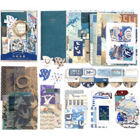 HASTHIP 86 Pcs Journal Supplies Kit, Aesthetic Scrapbook Stickers, Vintage Bullet Journaling Kit with Journaling/Scrapbooking Supplies, Journal Kit for Junk Journals, Notebook, Stickers Craft Kits